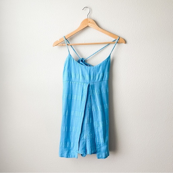 FP Blue Skort Romper with Spaghetti Straps NWOT - Picture 2 of 8